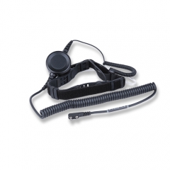 Throat microphone headset